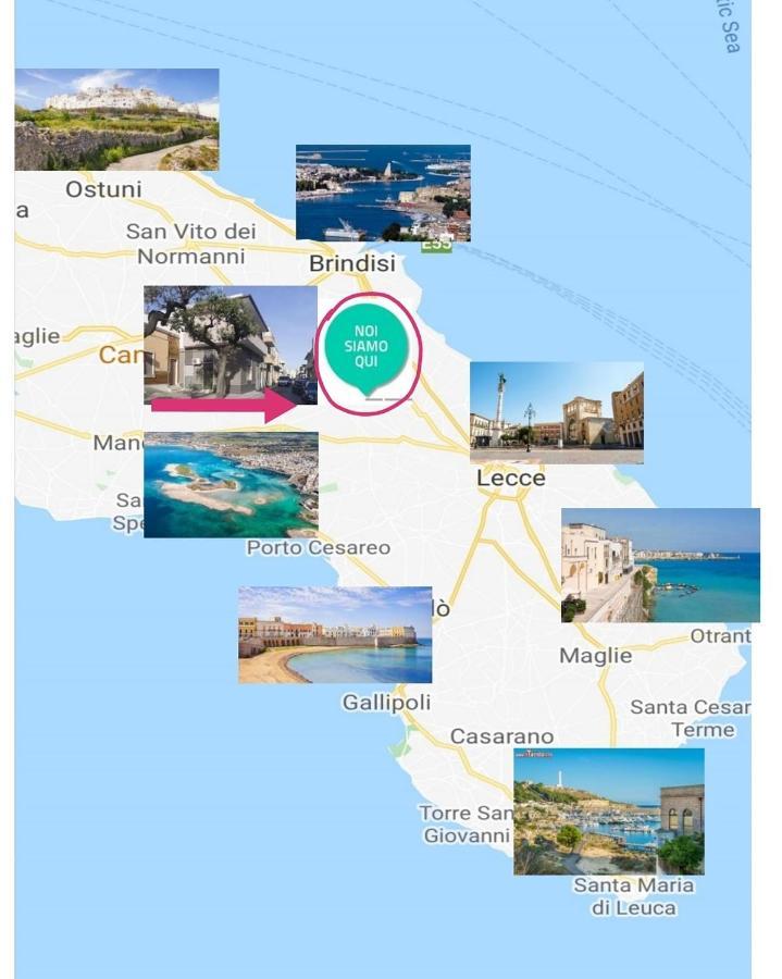 Colori Del Salento Bed & Breakfast Cellino San Marco Exterior photo
